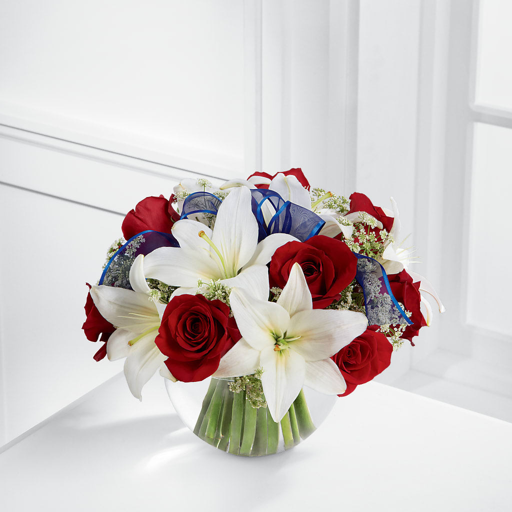 Independence Bouquet – Forget-me-not Florist, Fort Recovery OH