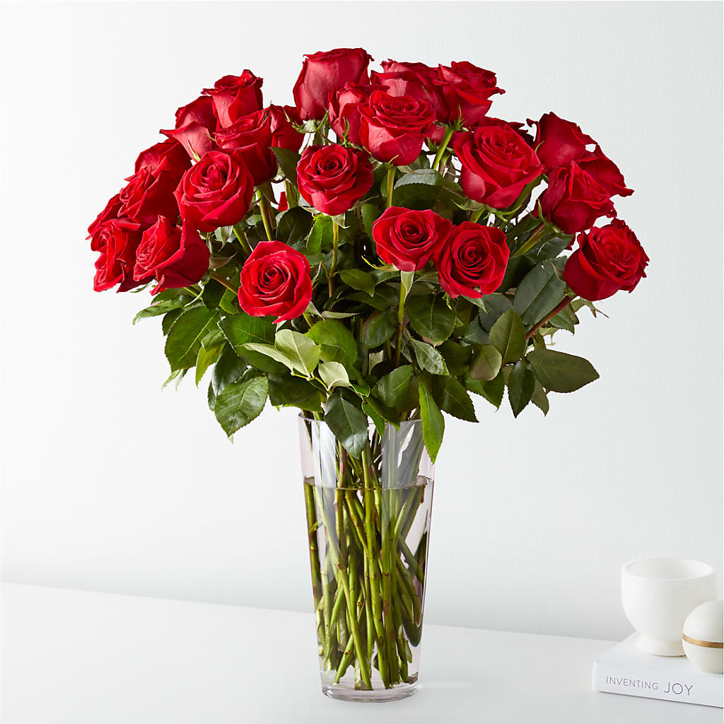Long Stem Red Rose Bouquet – Forget-me-not Florist, Fort Recovery OH