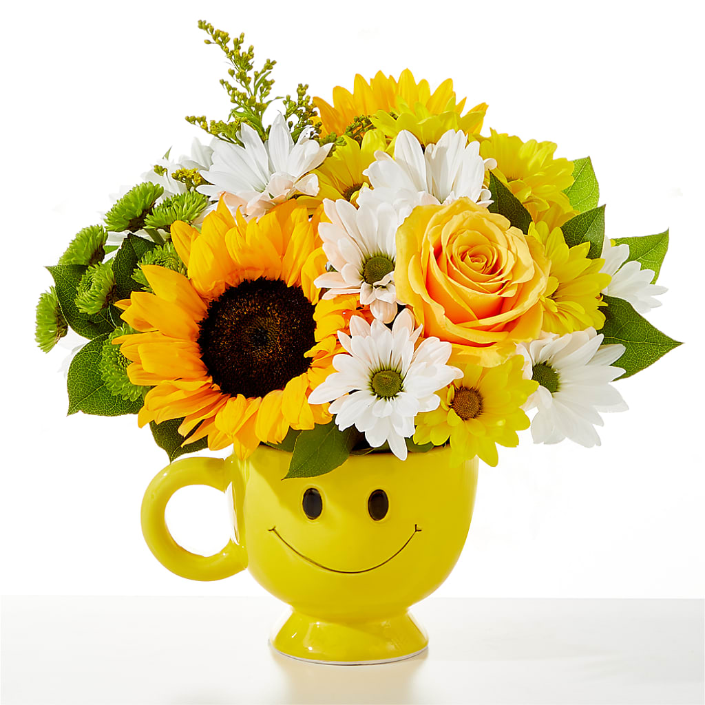 Be Happy Bouquet – Forget-me-not Florist, Fort Recovery OH
