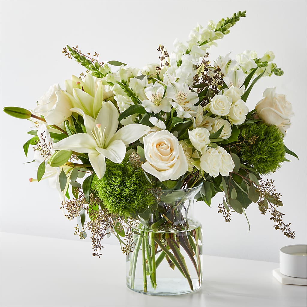 Fresh Linen Bouquet – Forget-me-not Florist, Fort Recovery OH