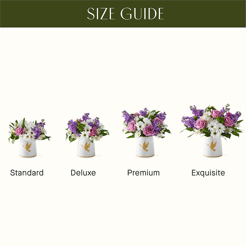 Garden of Peace Bouquet – Forget-me-not Florist, Fort Recovery OH