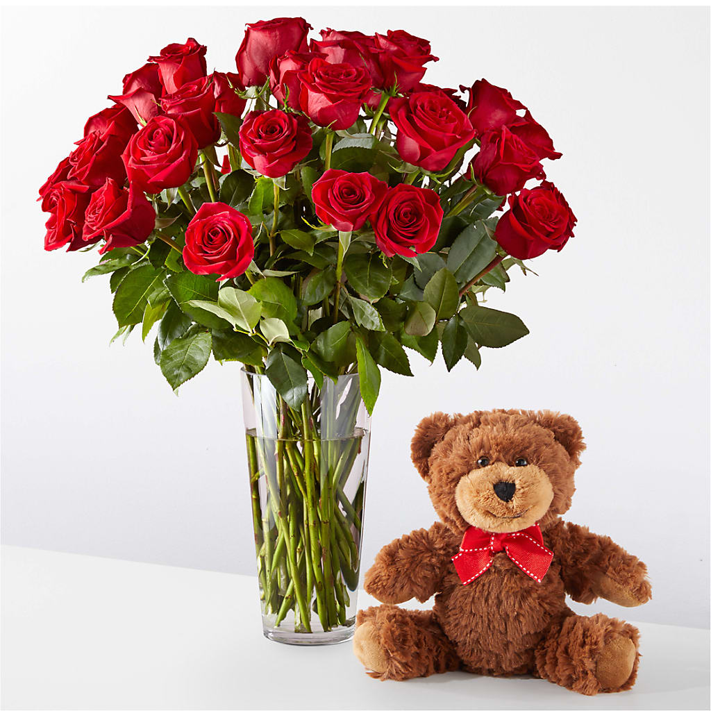 Romantic Long Stem Red Rose Bouquet Bundles – Forget-me-not Florist, Fort Recovery OH