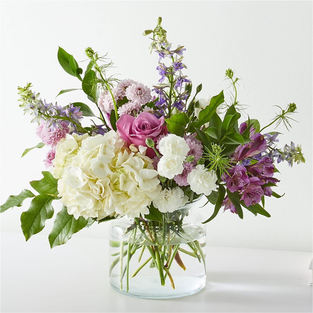 Violet Caress Bouquet – Forget-me-not Florist, Fort Recovery OH