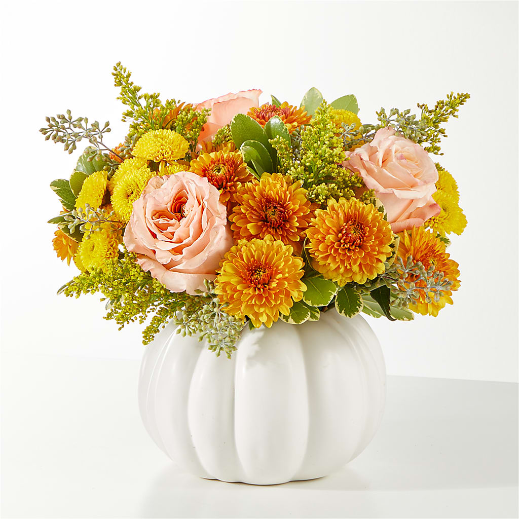 Peachy Pumpkin – Forget-me-not Florist, Fort Recovery OH