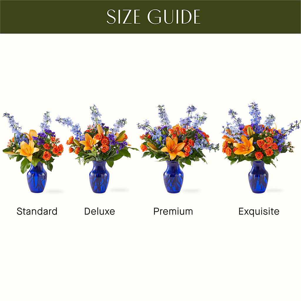 Radiant Citrus Bouquet – Forget-me-not Florist, Fort Recovery OH