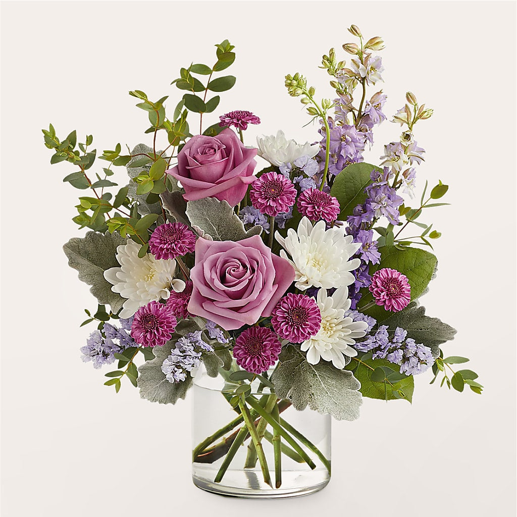 Violet Frost Bouquet – Forget-me-not Florist, Fort Recovery OH