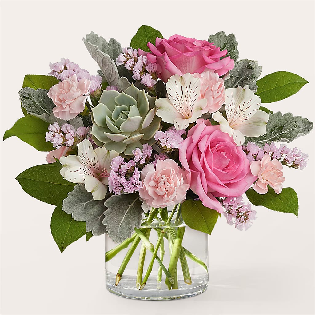 Dusty Rose Bouquet – Forget-me-not Florist, Fort Recovery OH