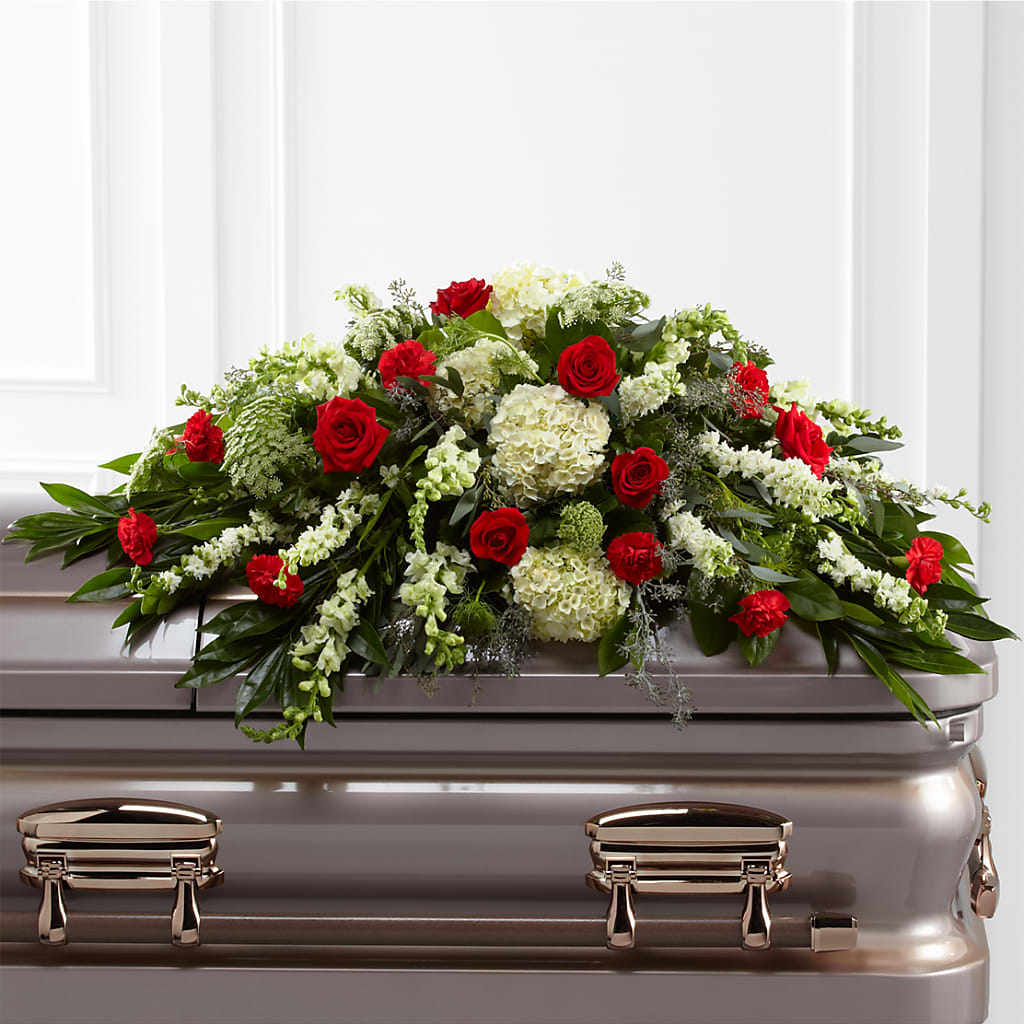 Sincerity Casket Spray – Forget-me-not Florist, Fort Recovery OH