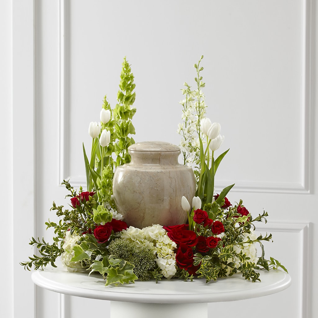 Tears of Comfort Arrangement – Forget-me-not Florist, Fort Recovery OH