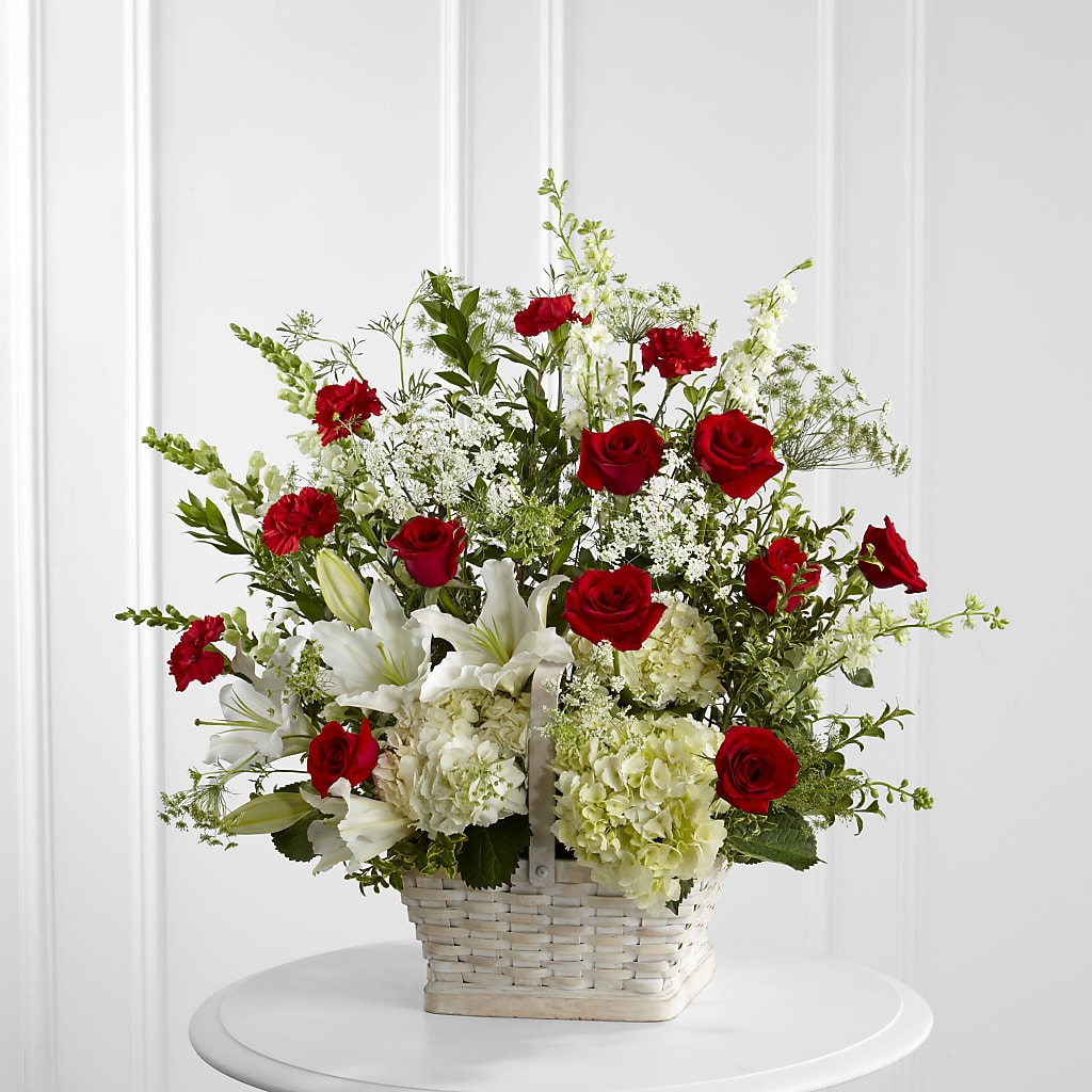 In Loving Memory Arrangement – Forget-me-not Florist, Fort Recovery OH