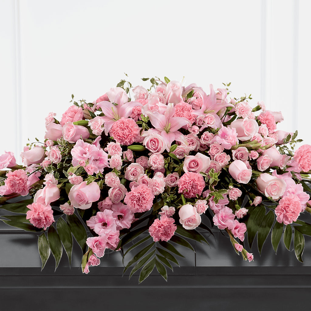 Garden of Comfort Casket Spray (Standard) – Forget-me-not Florist, Fort Recovery OH