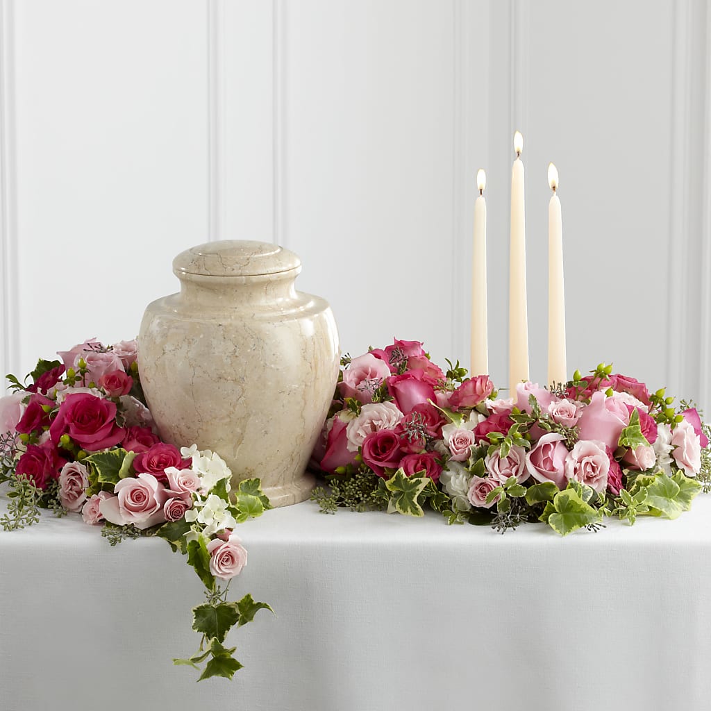 Remembrance Arrangement – Forget-me-not Florist, Fort Recovery OH