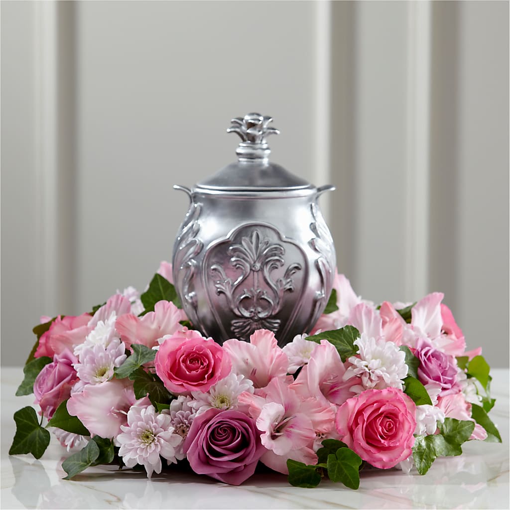 Glorious Tribute Arrangement – Forget-me-not Florist, Fort Recovery OH