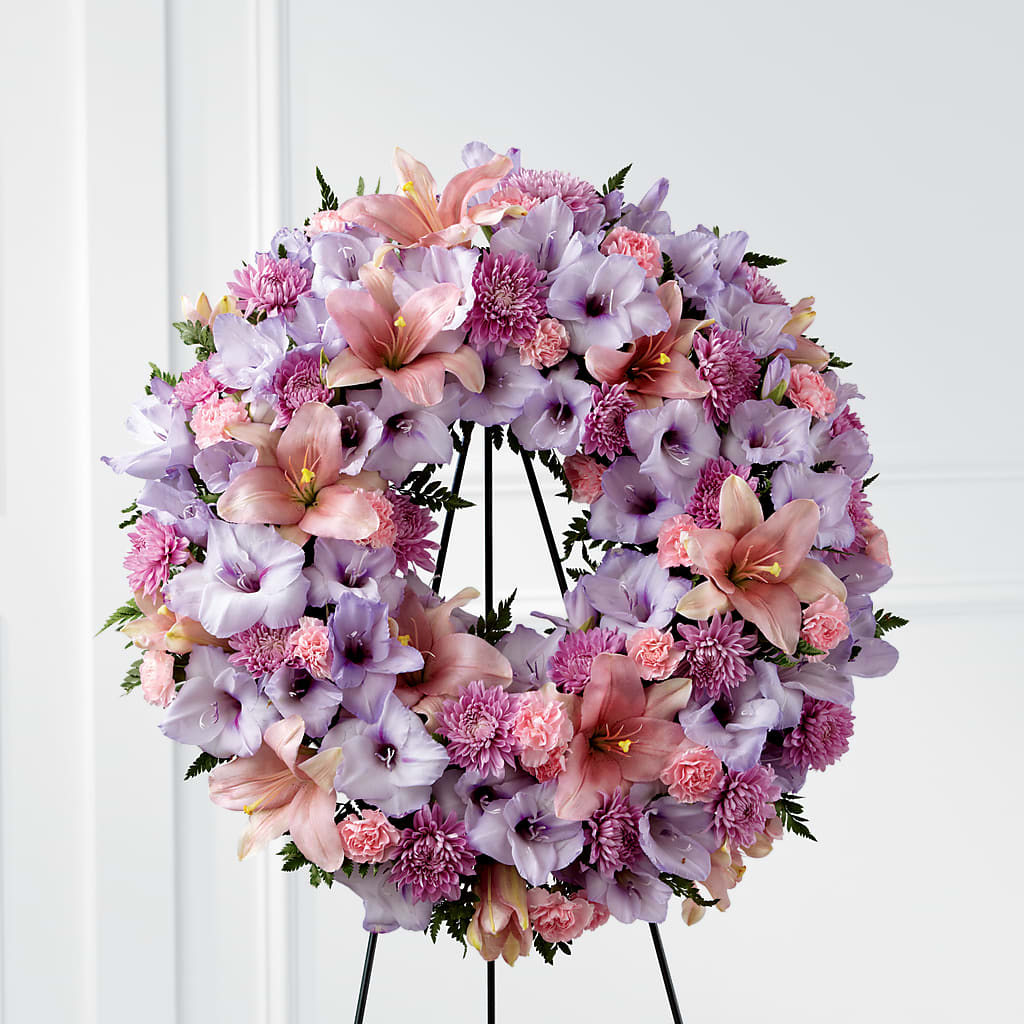 Beloved Friend Wreath – Forget-me-not Florist, Fort Recovery OH