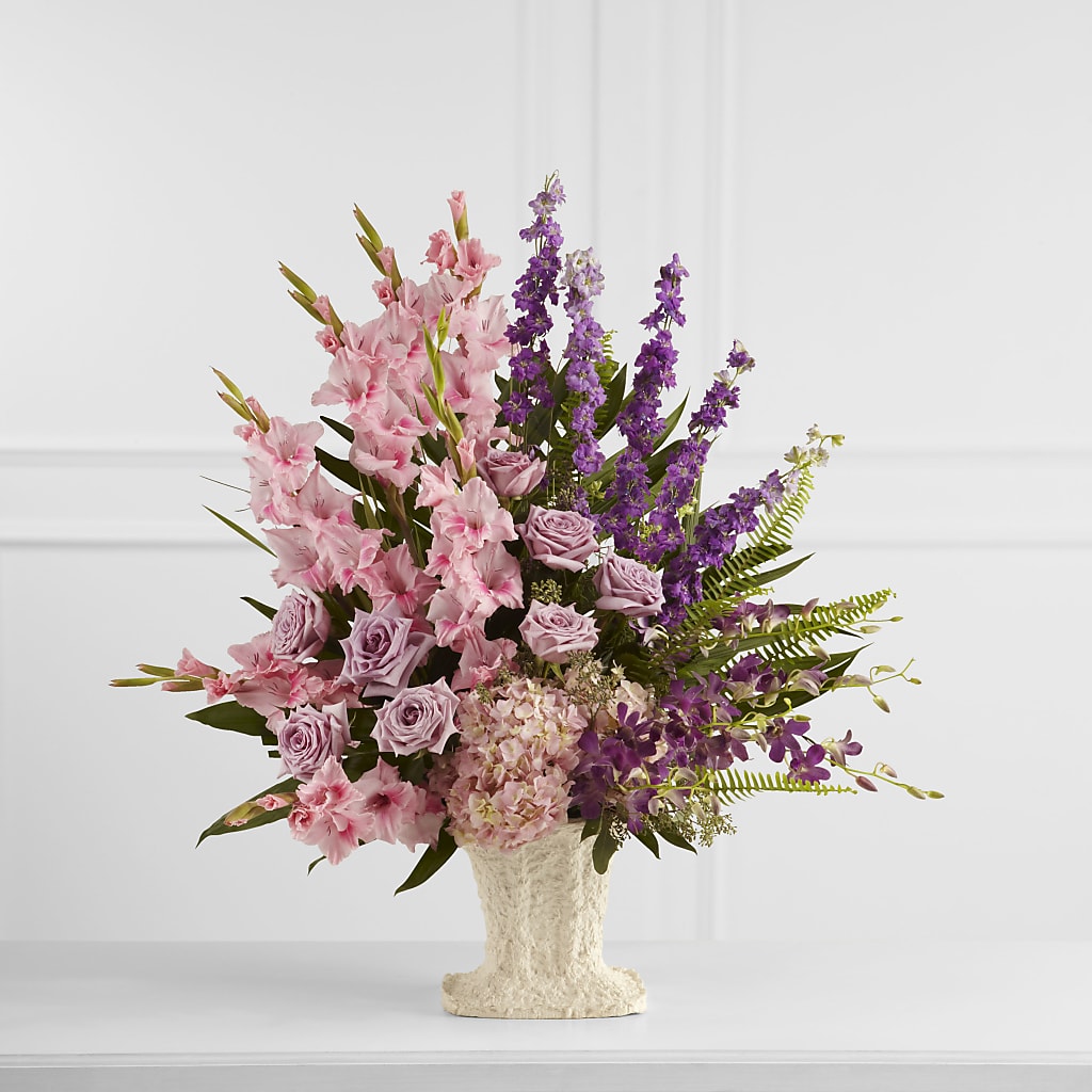 Flowing Garden Arrangement – Forget-me-not Florist, Fort Recovery OH