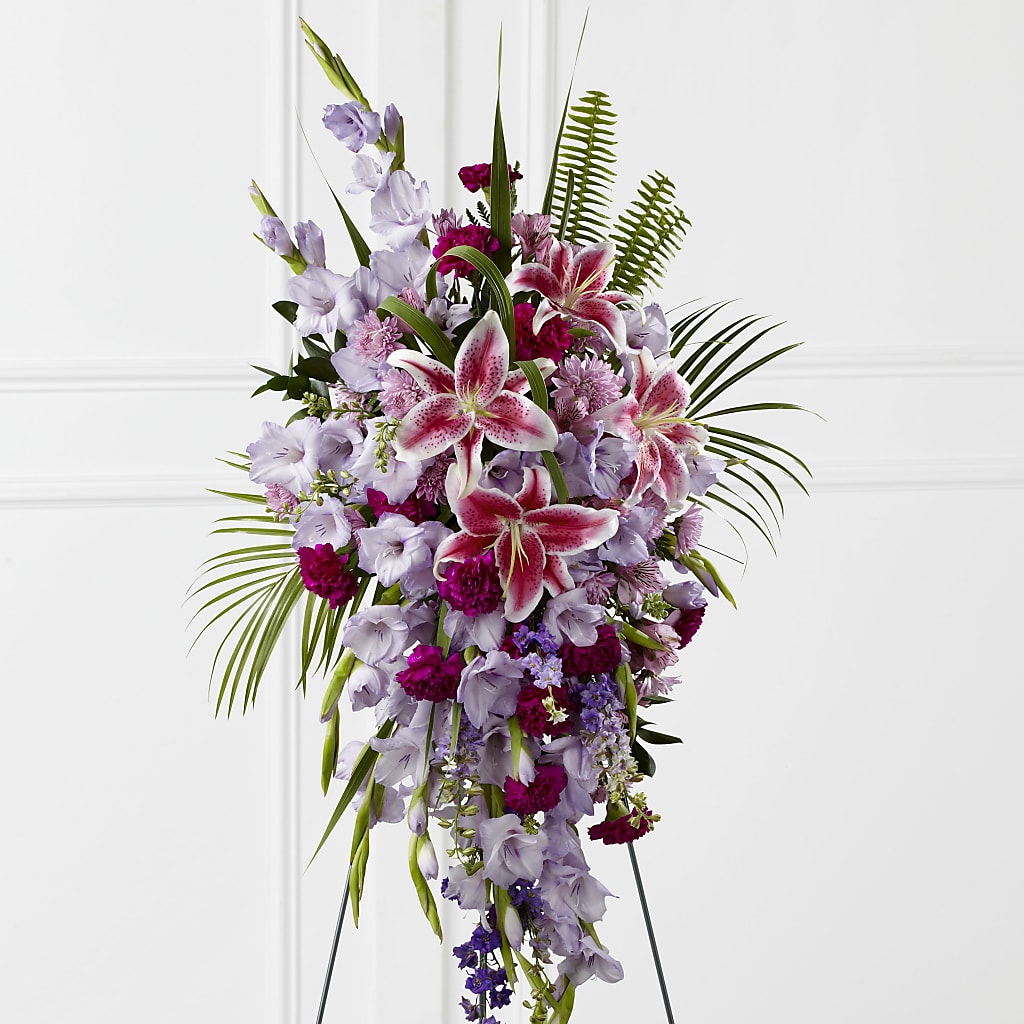 Tender Touch Standing Spray – Forget-me-not Florist, Fort Recovery OH