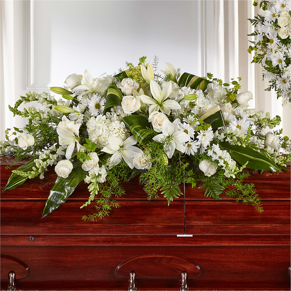 Abundance Casket Spray – Forget-me-not Florist, Fort Recovery OH