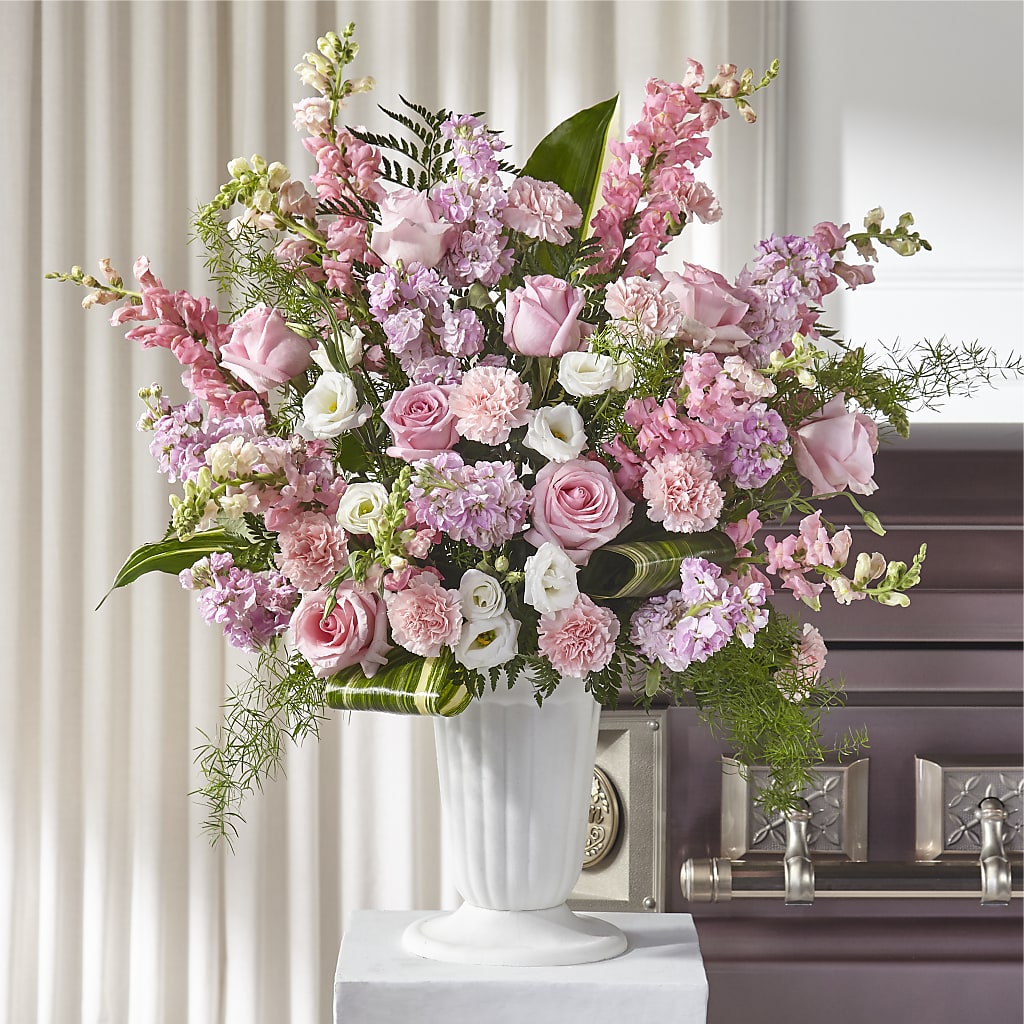 Divine Comfort Arrangement – Forget-me-not Florist, Fort Recovery OH