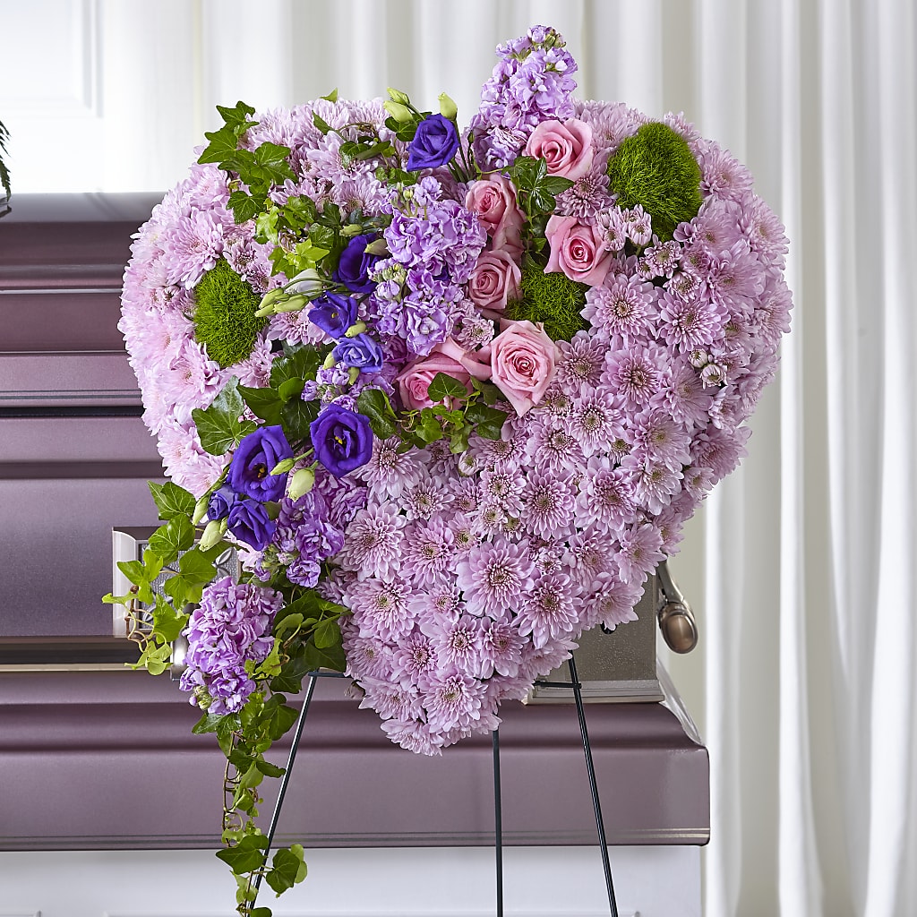 Treasured Love Standing Heart – Forget-me-not Florist, Fort Recovery OH