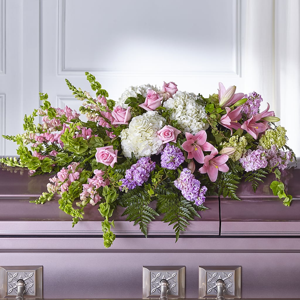 Life's Gratitude Casket Spray – Forget-me-not Florist, Fort Recovery OH