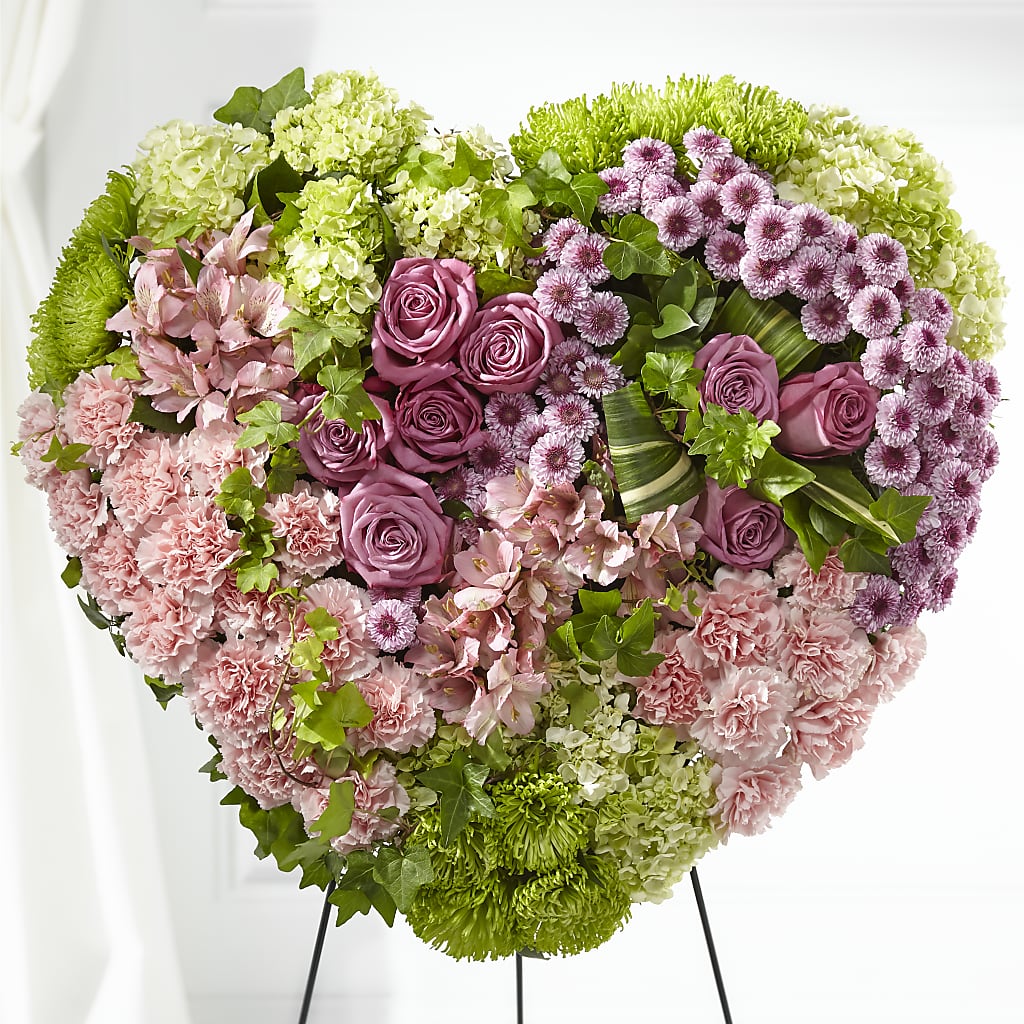 Heartwarming Standing Heart – Forget-me-not Florist, Fort Recovery OH