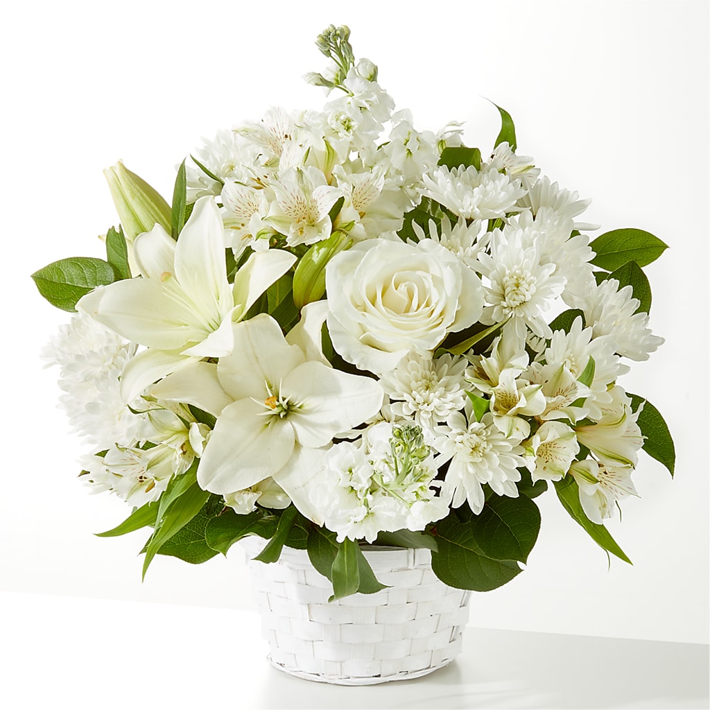 Peaceful Reflections Arrangement – Forget-me-not Florist, Fort Recovery OH