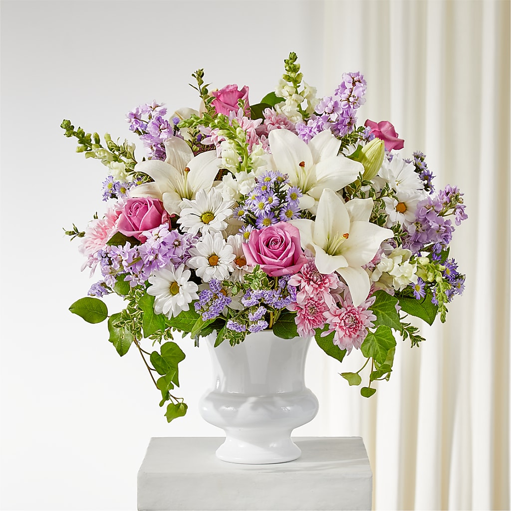 Remarkable Life Urn Arrangement – Forget-me-not Florist, Fort Recovery OH