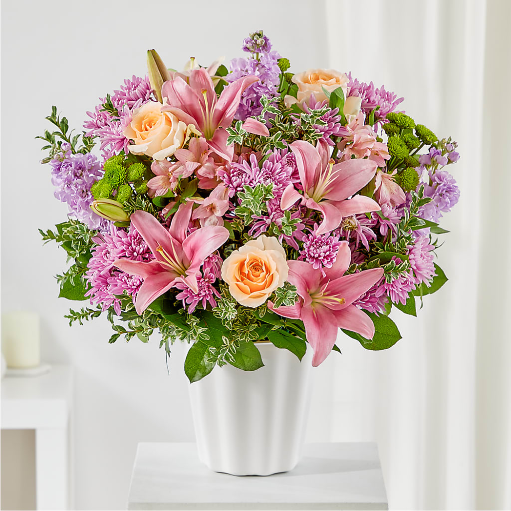 Supportive Embrace Tabletop Basket – Forget-me-not Florist, Fort Recovery OH