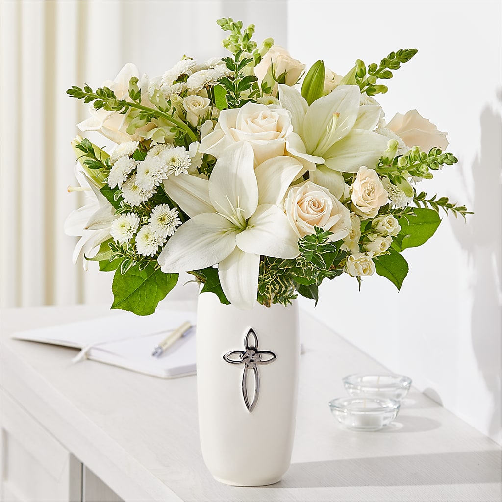 With Grace Bouquet – Forget-me-not Florist, Fort Recovery OH
