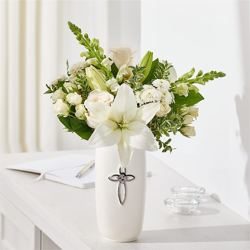 With Grace Bouquet – Forget-me-not Florist, Fort Recovery OH