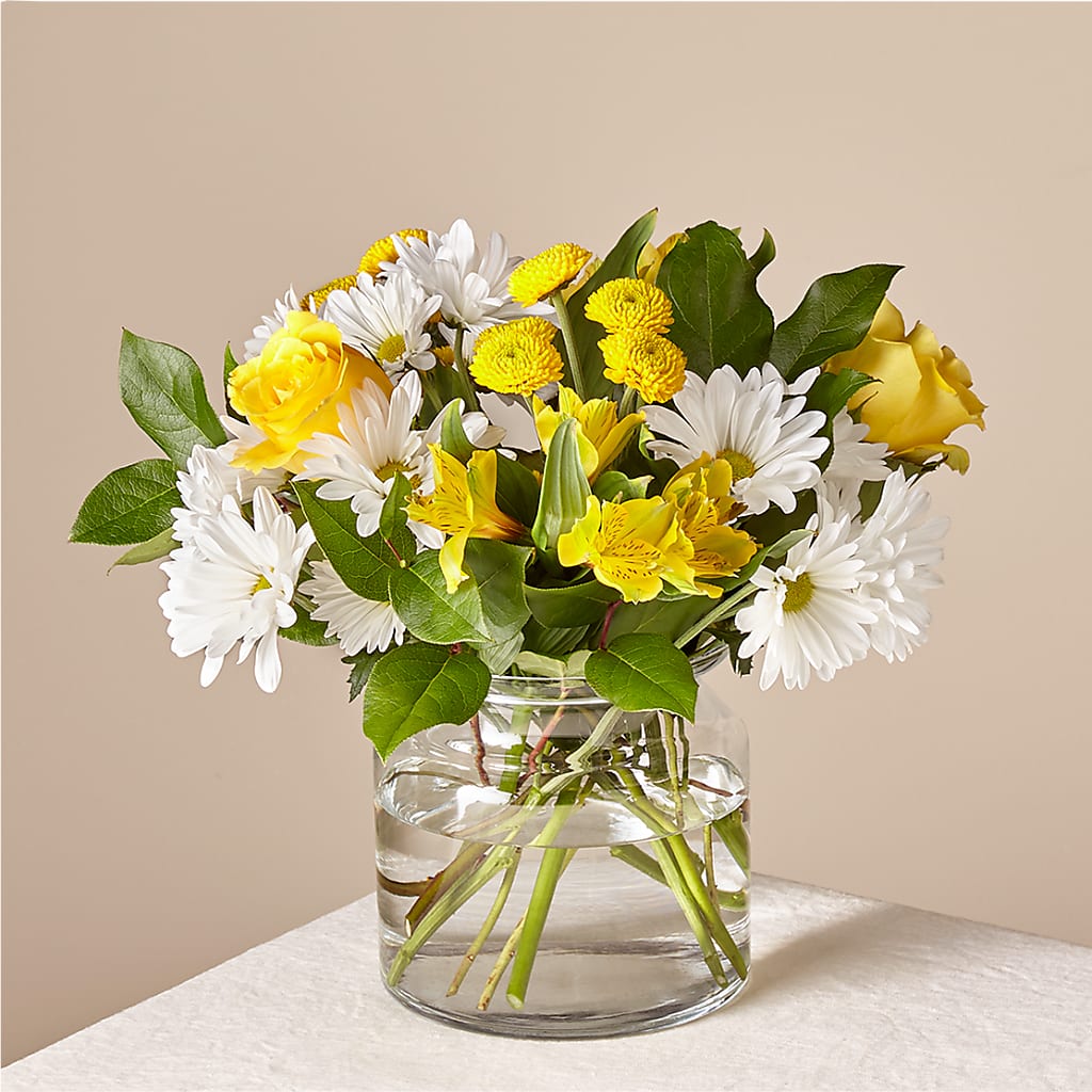 Sunny Sentiments Bouquet – Forget-me-not Florist, Fort Recovery OH