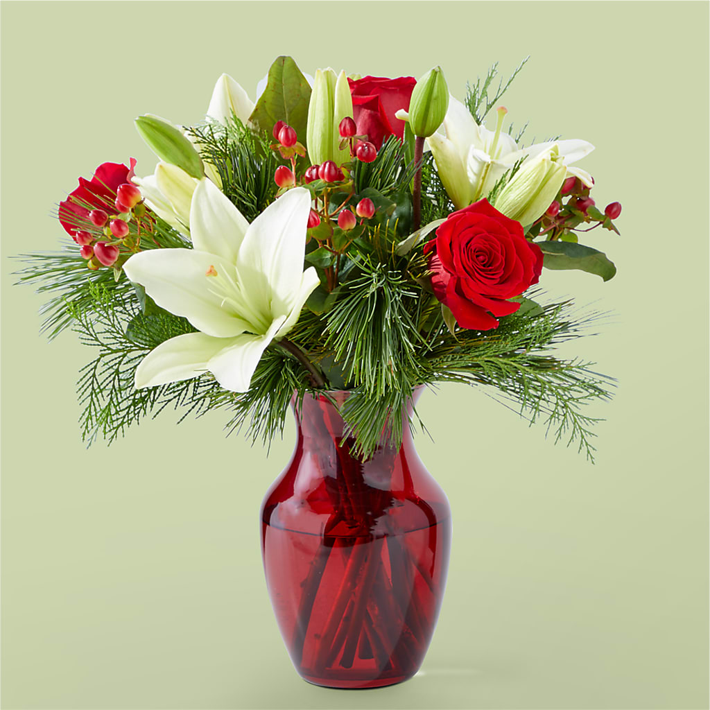 Evergreen Delight Bouquet – Forget-me-not Florist, Fort Recovery OH