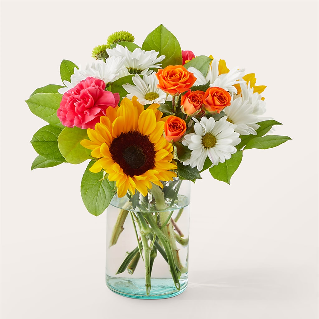 Sun-drenched Blooms Bouquet – Forget-me-not Florist, Fort Recovery OH