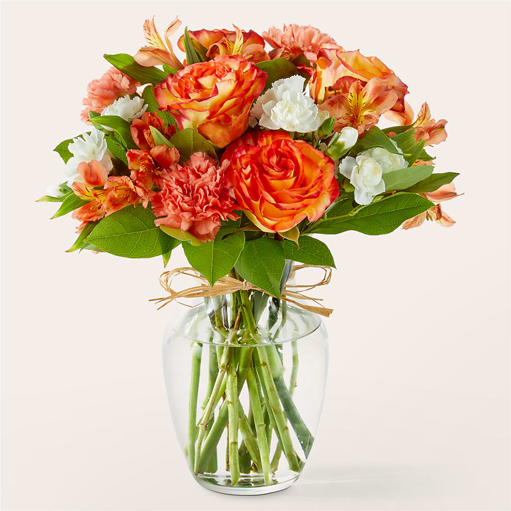Apricot Glow Bouquet – Forget-me-not Florist, Fort Recovery OH