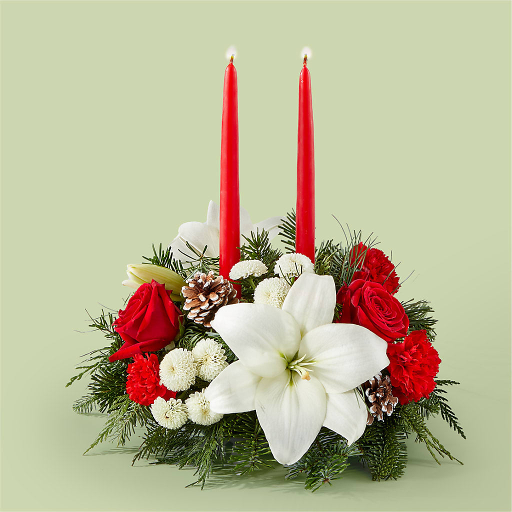 Seasonal Festivities Centerpiece – Forget-me-not Florist, Fort Recovery OH