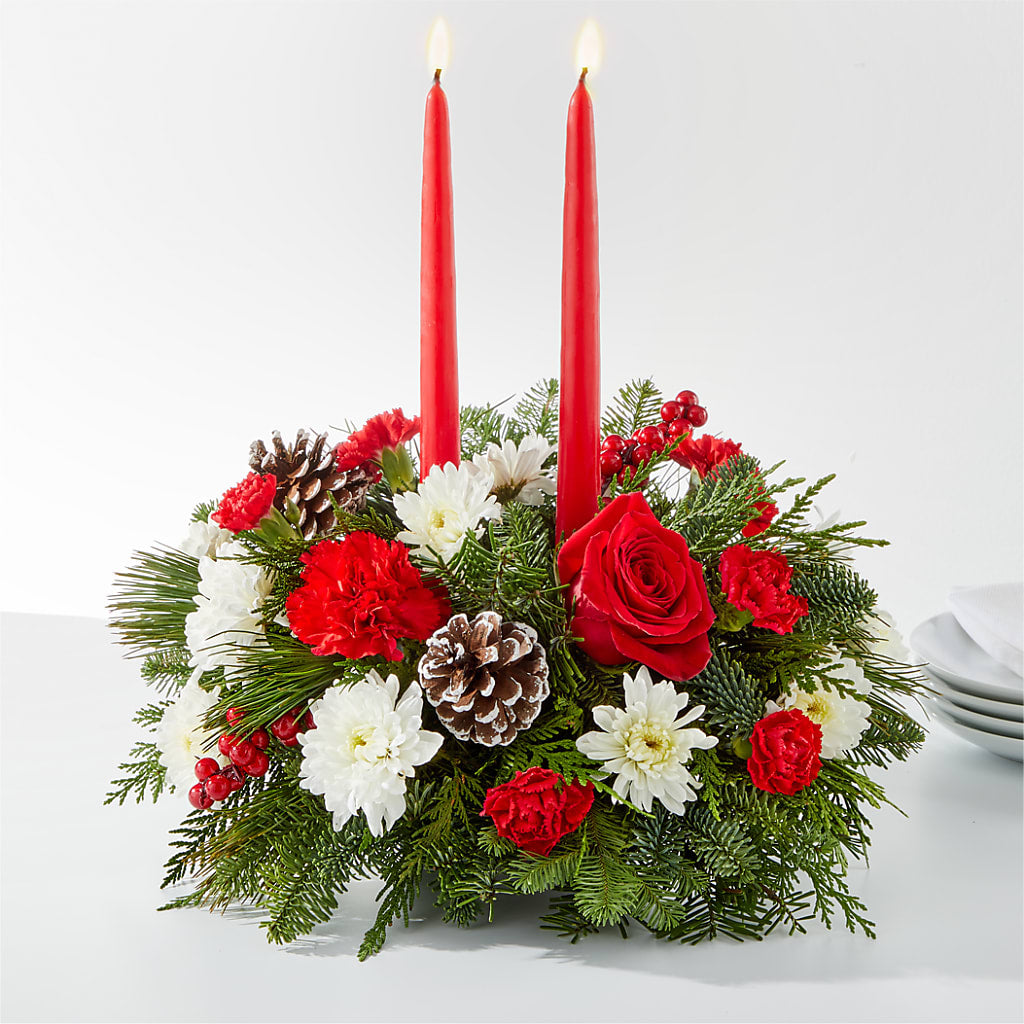Holiday Soiree Centerpiece – Forget-me-not Florist, Fort Recovery OH