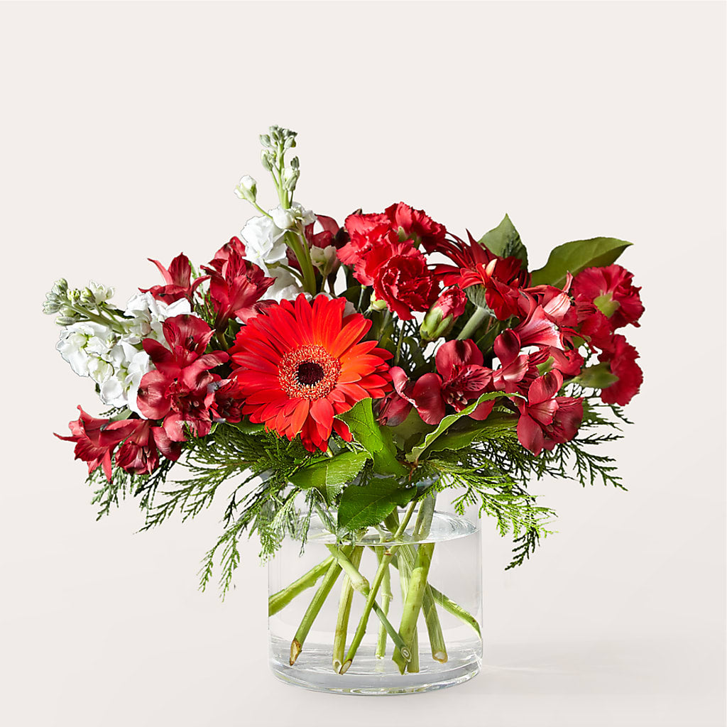 Holidaisy Bouquet – Forget-me-not Florist, Fort Recovery OH