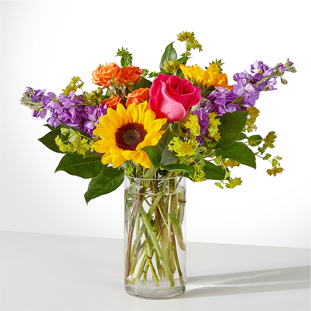 Vibrant Greetings Bouquet – Forget-me-not Florist, Fort Recovery OH