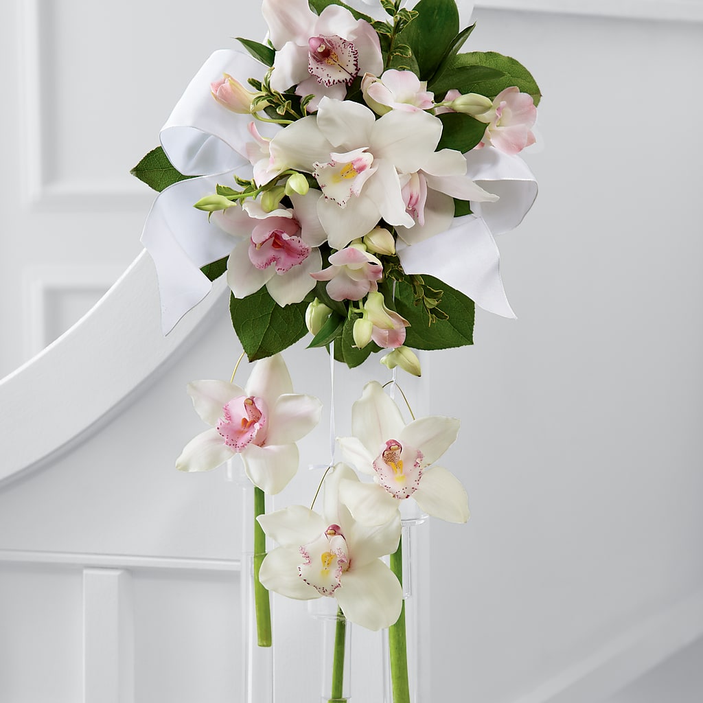 Perfect Entrance Pew Arrangement – Forget-me-not Florist, Fort Recovery OH