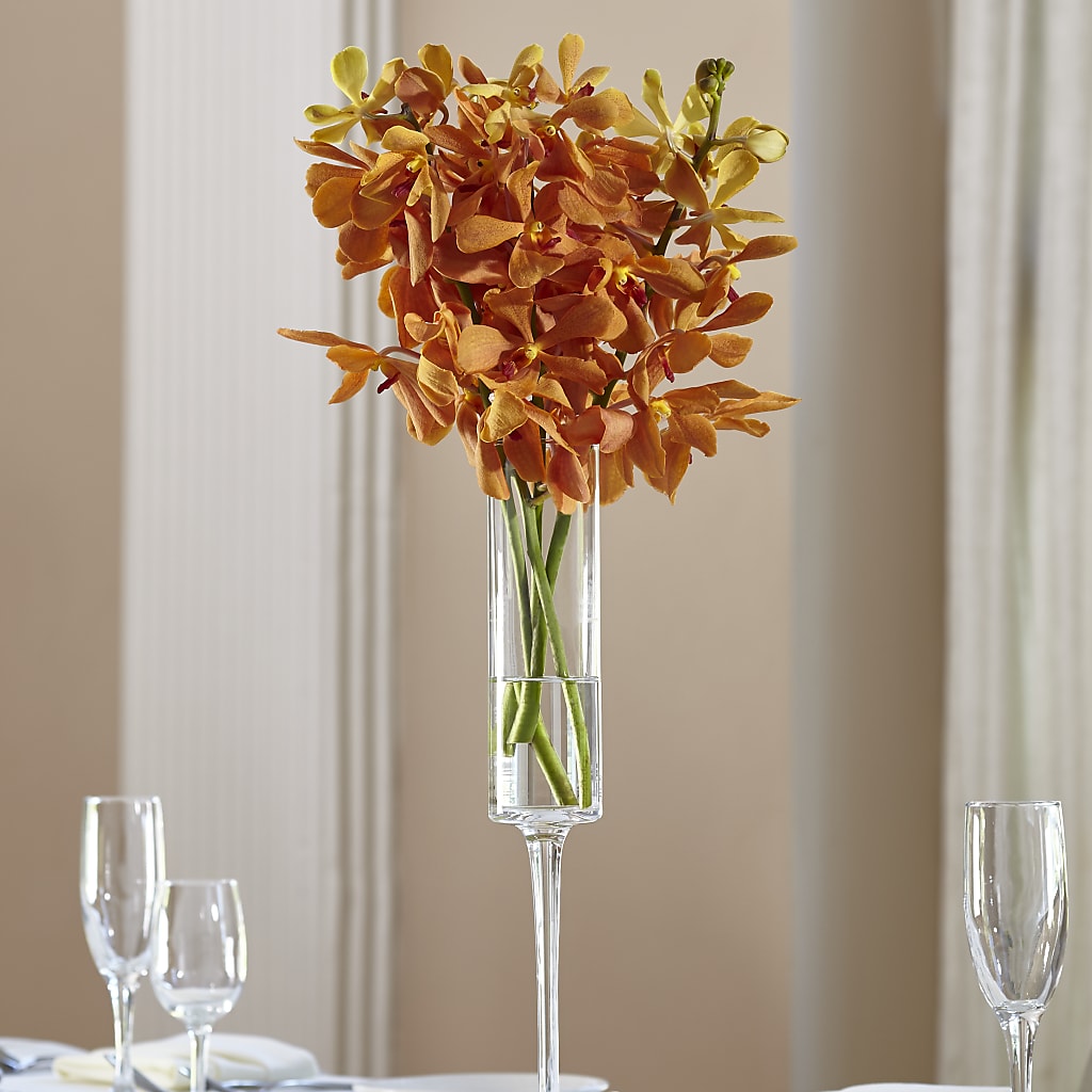 Orange Mokara Bouquet – Forget-me-not Florist, Fort Recovery OH