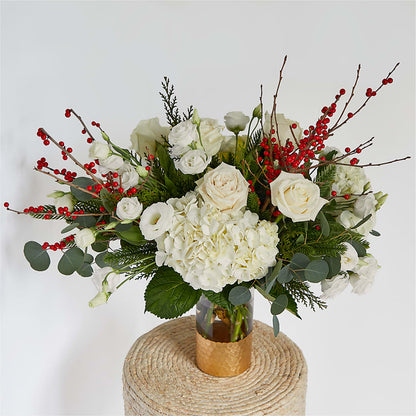 Frosted Windows Bouquet –  Forget-me-not Florist, Fort Recovery OH