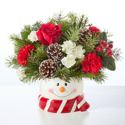 Jolly Snowman Bouquet –  Forget-me-not Florist, Fort Recovery OH