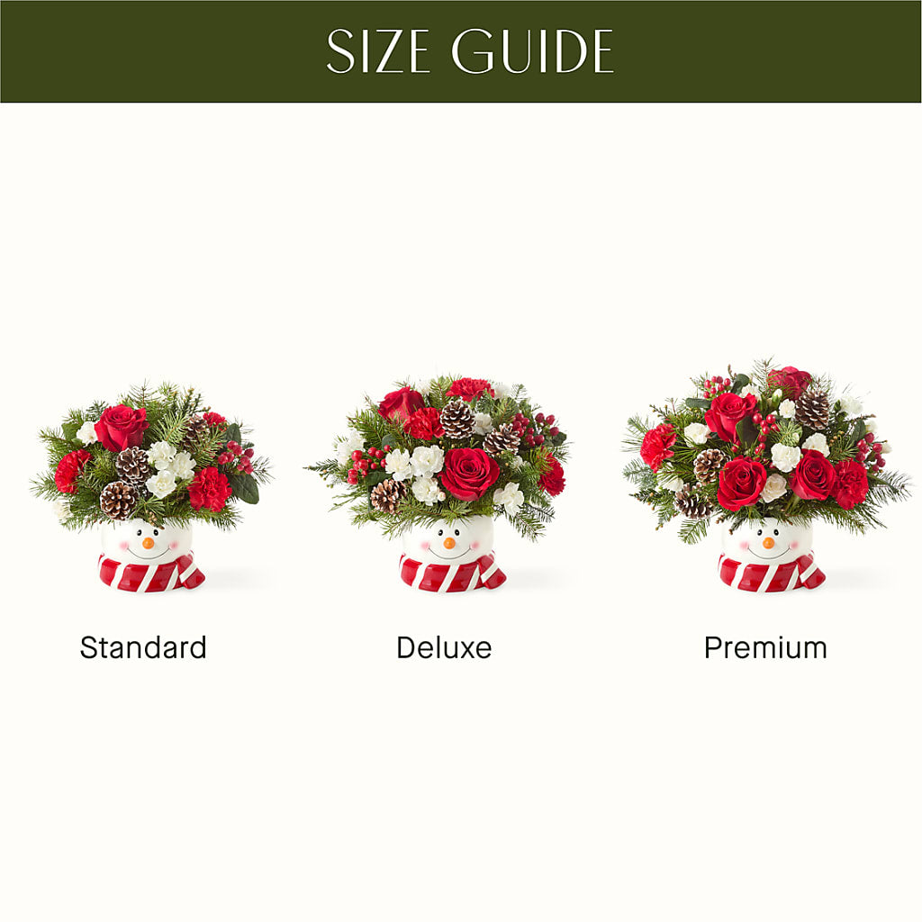 Jolly Snowman Bouquet –  Forget-me-not Florist, Fort Recovery OH