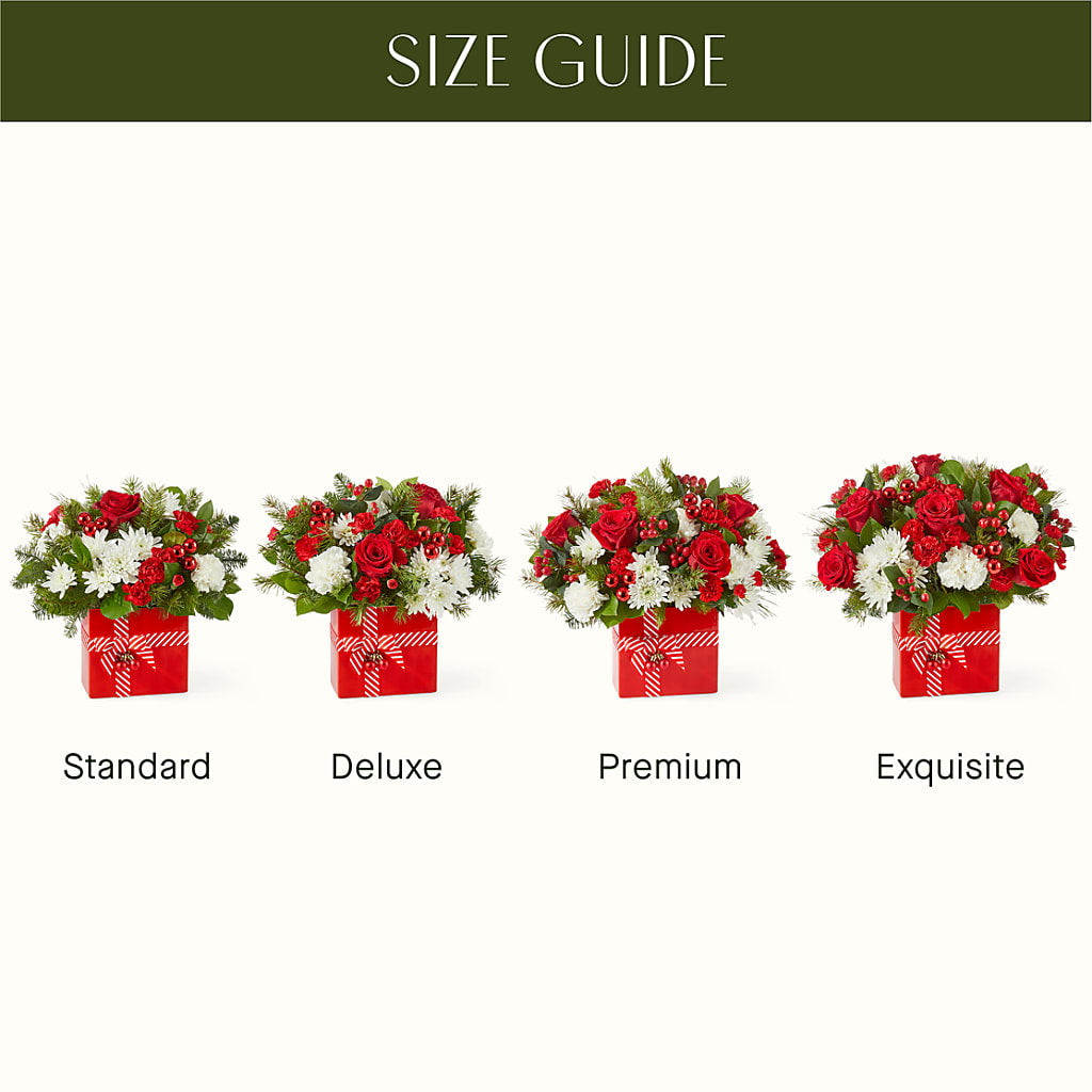 Presents Under the Tree Bouquet –  Forget-me-not Florist, Fort Recovery OH