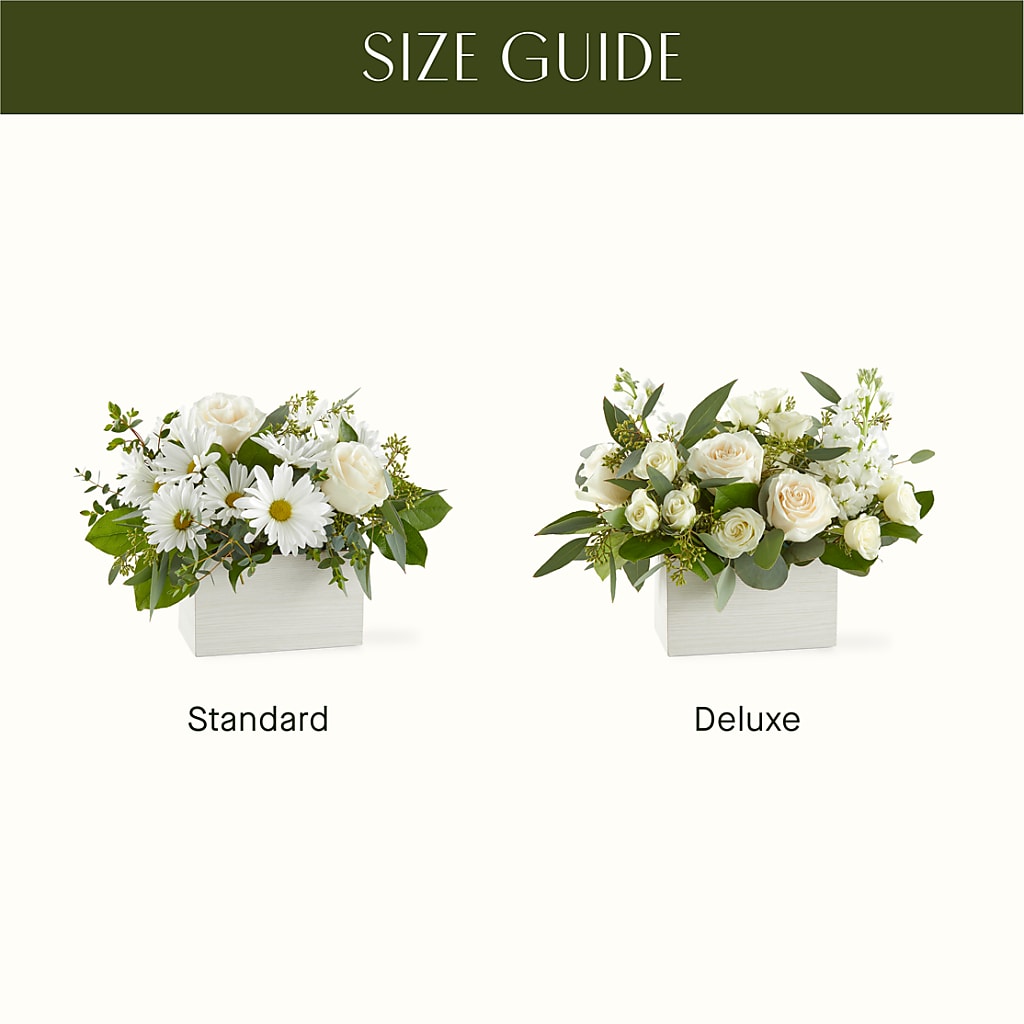 Fresh Linen Box Bouquet –  Forget-me-not Florist, Fort Recovery OH