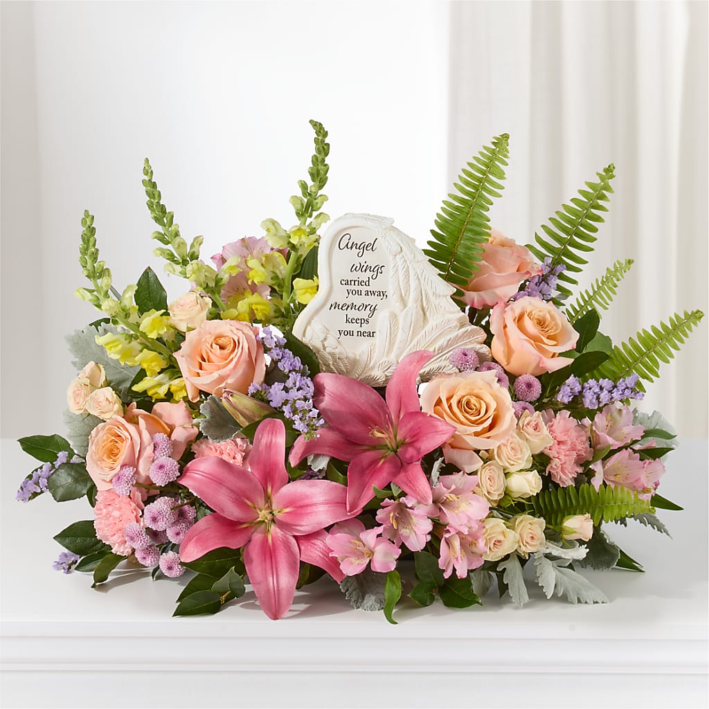 Gentle Light Arrangement –  Forget-me-not Florist, Fort Recovery OH