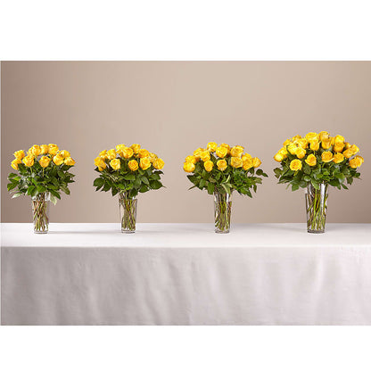 Long Stem Yellow Rose Bouquet –  Forget-me-not Florist, Fort Recovery OH