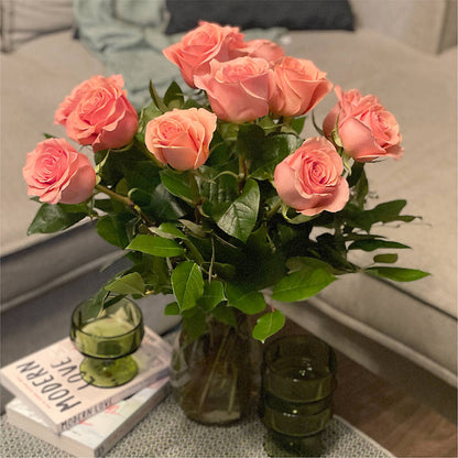 Long Stem Pink Rose Bouquet –  Forget-me-not Florist, Fort Recovery OH