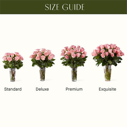 Long Stem Pink Rose Bouquet –  Forget-me-not Florist, Fort Recovery OH
