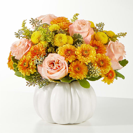 Peachy Pumpkin –  Forget-me-not Florist, Fort Recovery OH